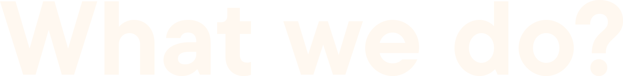What we do?