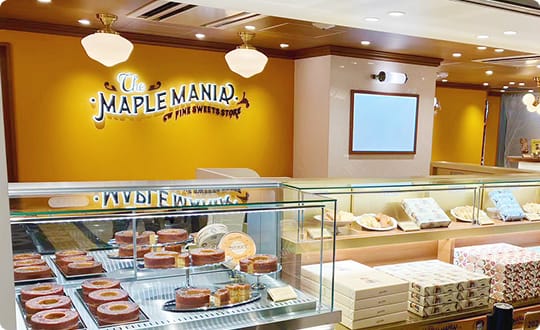 メープルシロップをテーマにしたブランド「ザ・メープルマニア」をJR東京駅グランスタ東京に出店